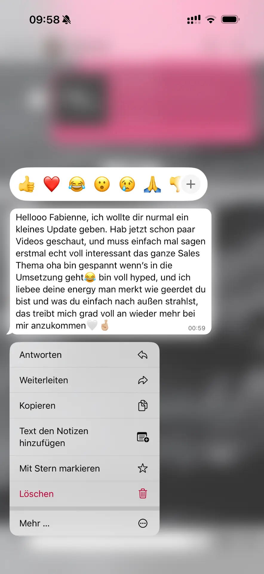 Salesqueens Erfahrung 18 aus der WhatsApp-Gruppe