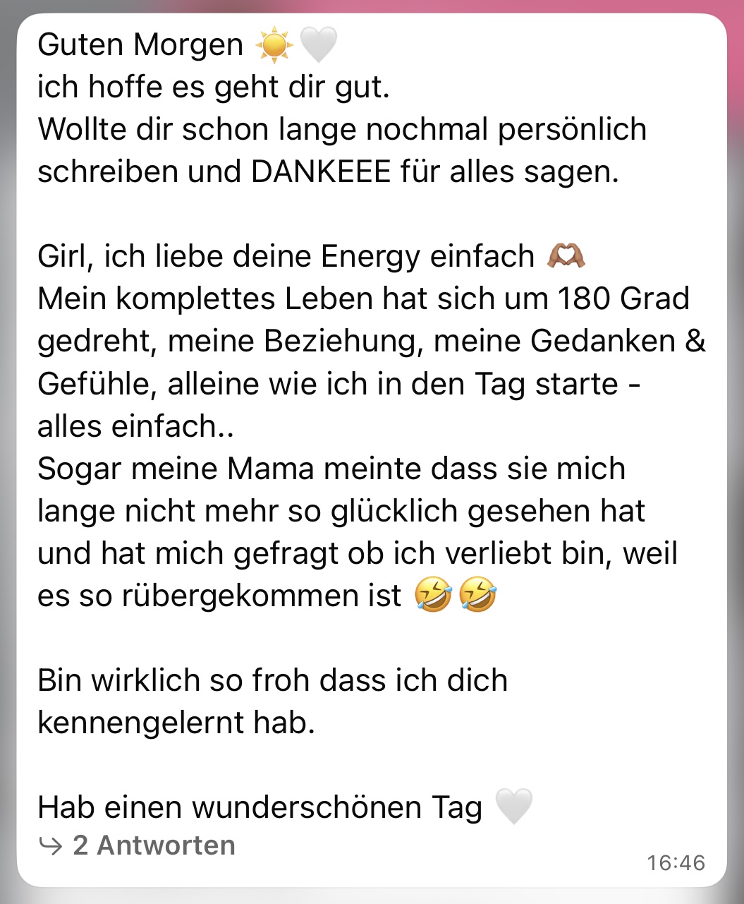 Salesqueens Erfahrung 19 aus der WhatsApp-Gruppe