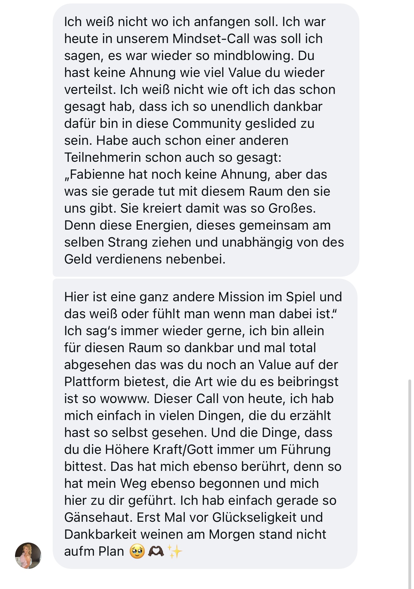 Salesqueens Erfahrung 32 aus der WhatsApp-Gruppe
